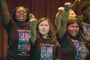 Mosaic Singers of Detroit, MI in concert. Photo copyright Jim West.