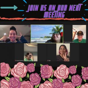 Graphic that reads "Join us on our next meeting."